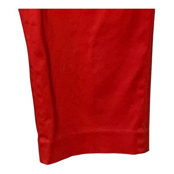 Lauren Ralph Lauren Ankle Pants SZ 10 Pink Red Capris Classic Casual Preppy - Picture 5 of 11